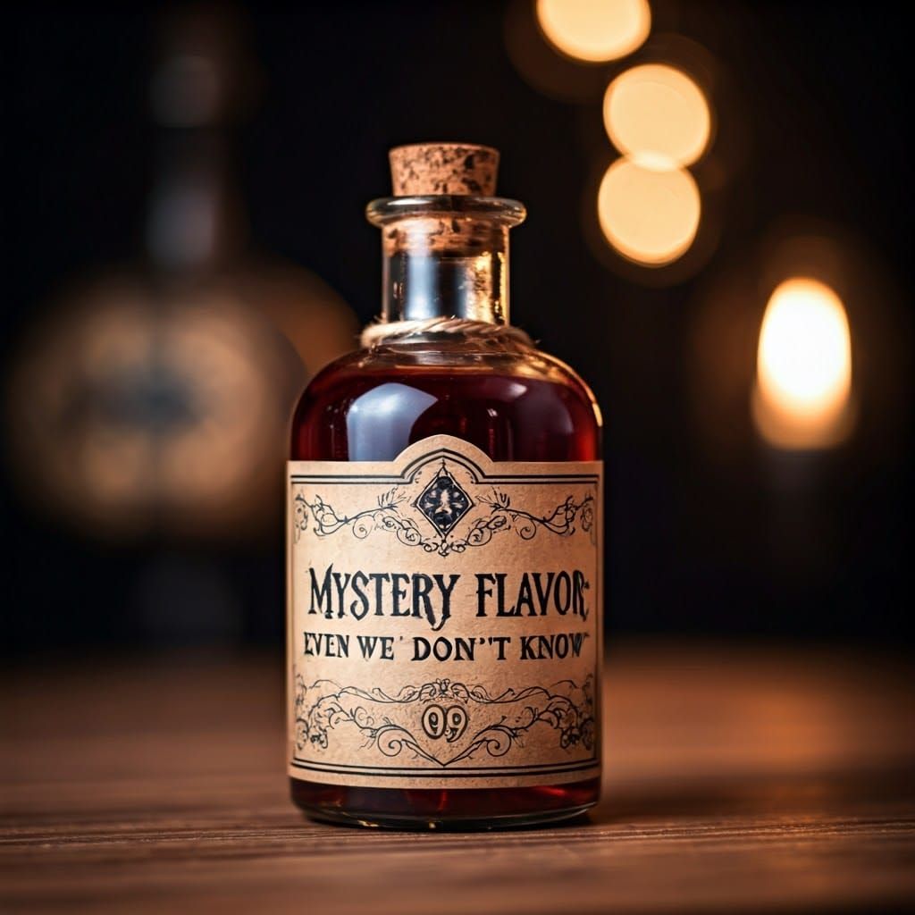 Mystery Flavor: Even We Don't Know  by @AmyLuPotter