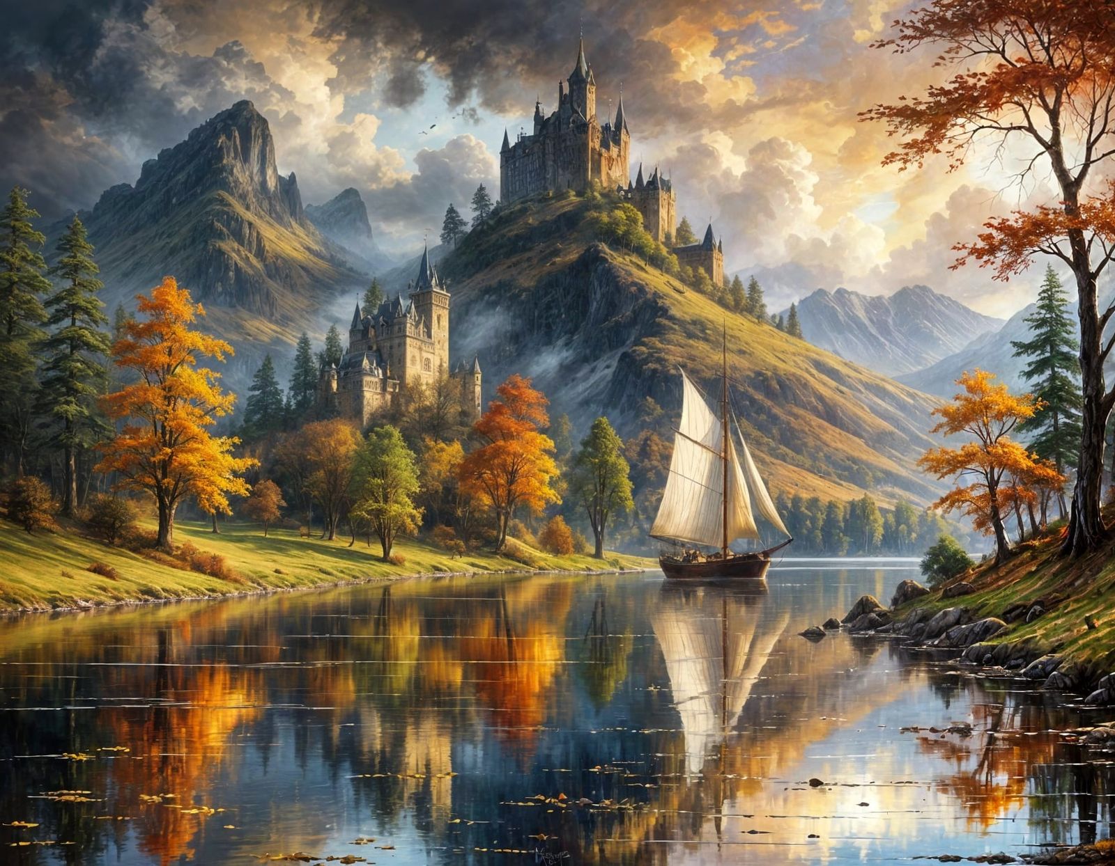 Autumn's Ascent  by @Mr Doodle