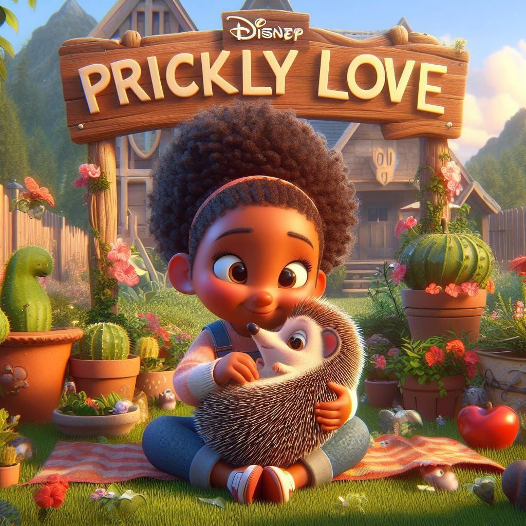 A Disney Poster for "Prickly Love"  by @Rosie