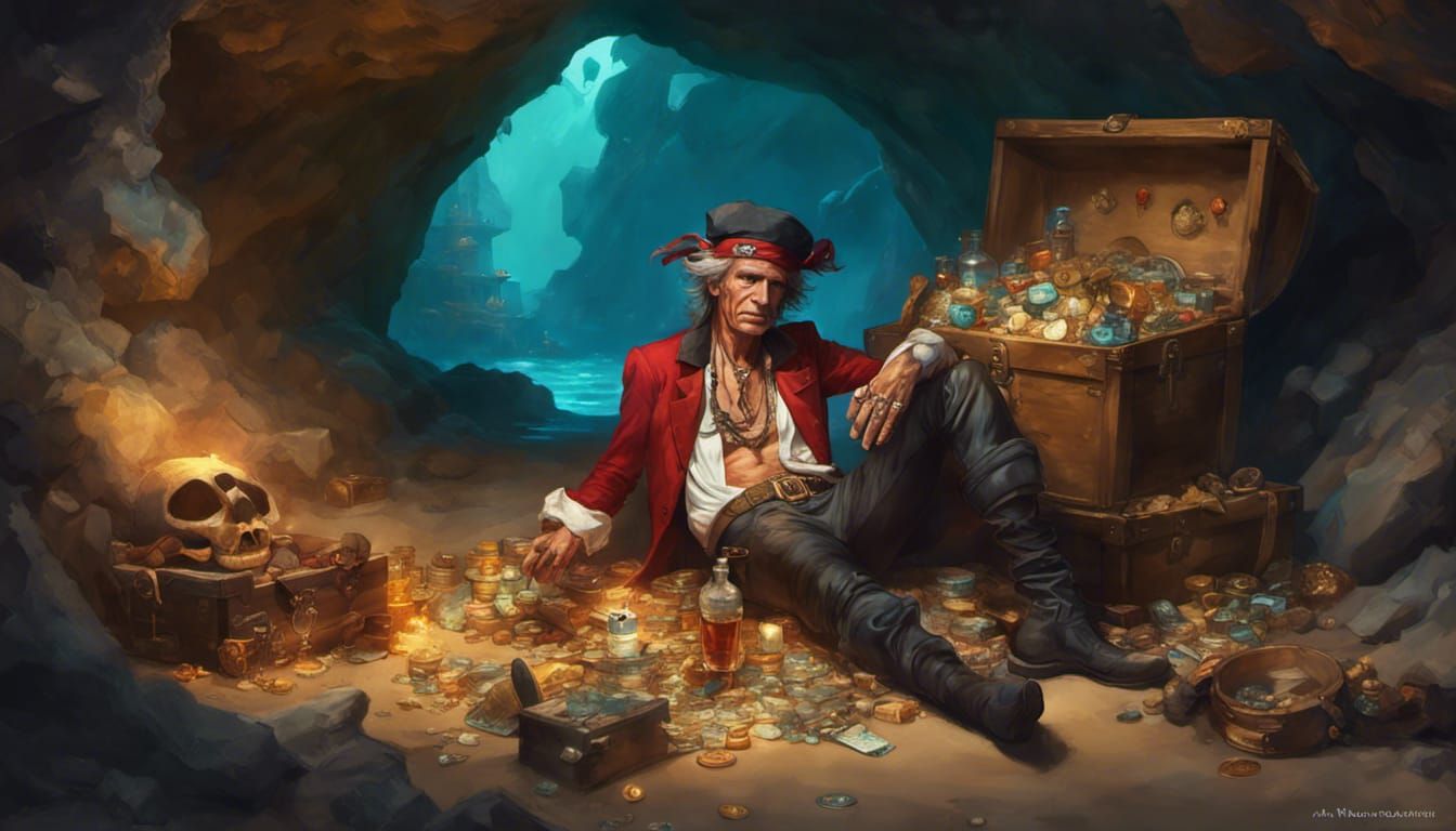 Retired Pirate Contemplating Where to Spend His Secret Loot