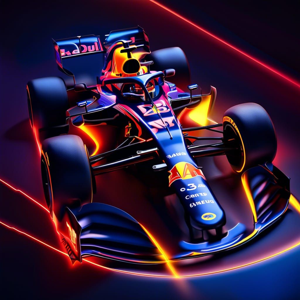 2023 Red Bull RB19 F1 Car - AI Generated Artwork - NightCafe Creator