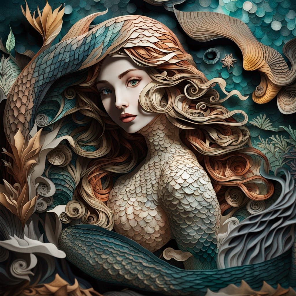 Mermaid  by @niina