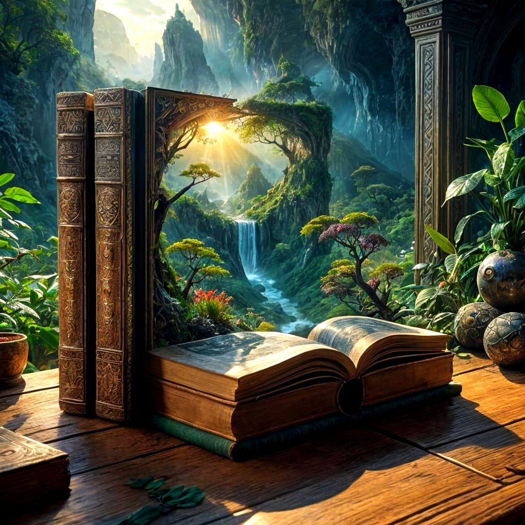 Fantasize New Worlds  by @Natural Disaster