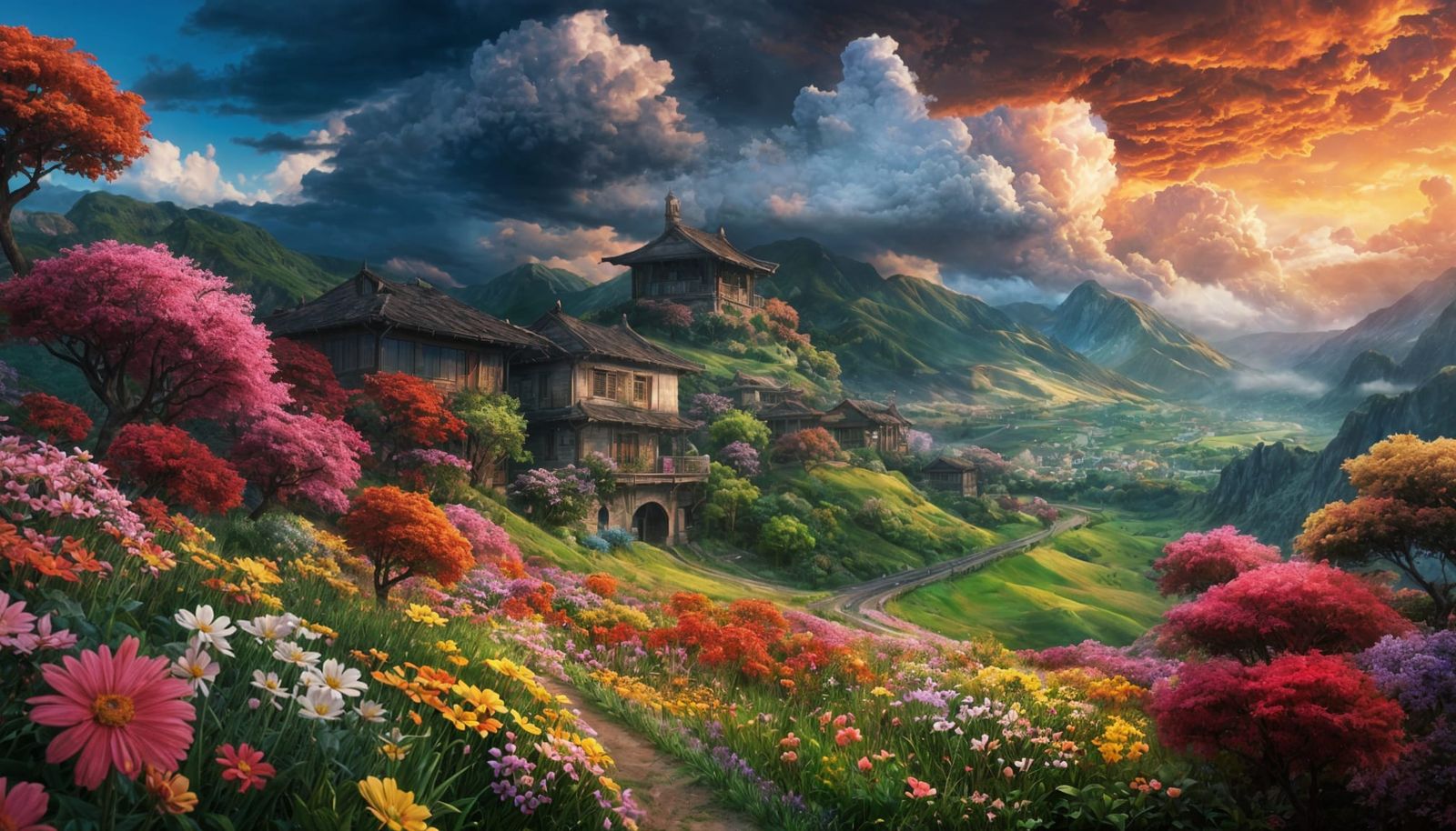 Spring storm valley (remastered)  by @Nodzius