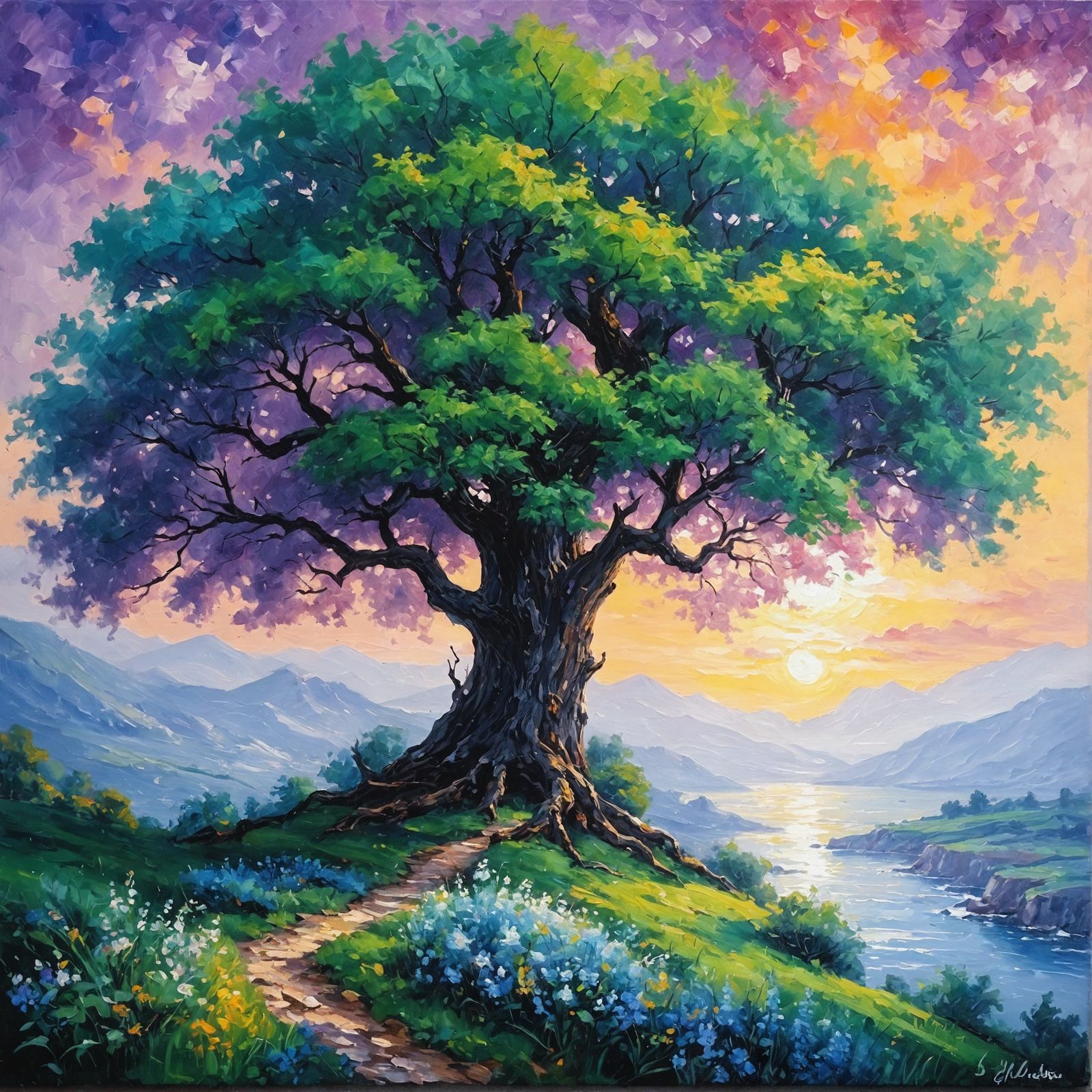 more details oil painting