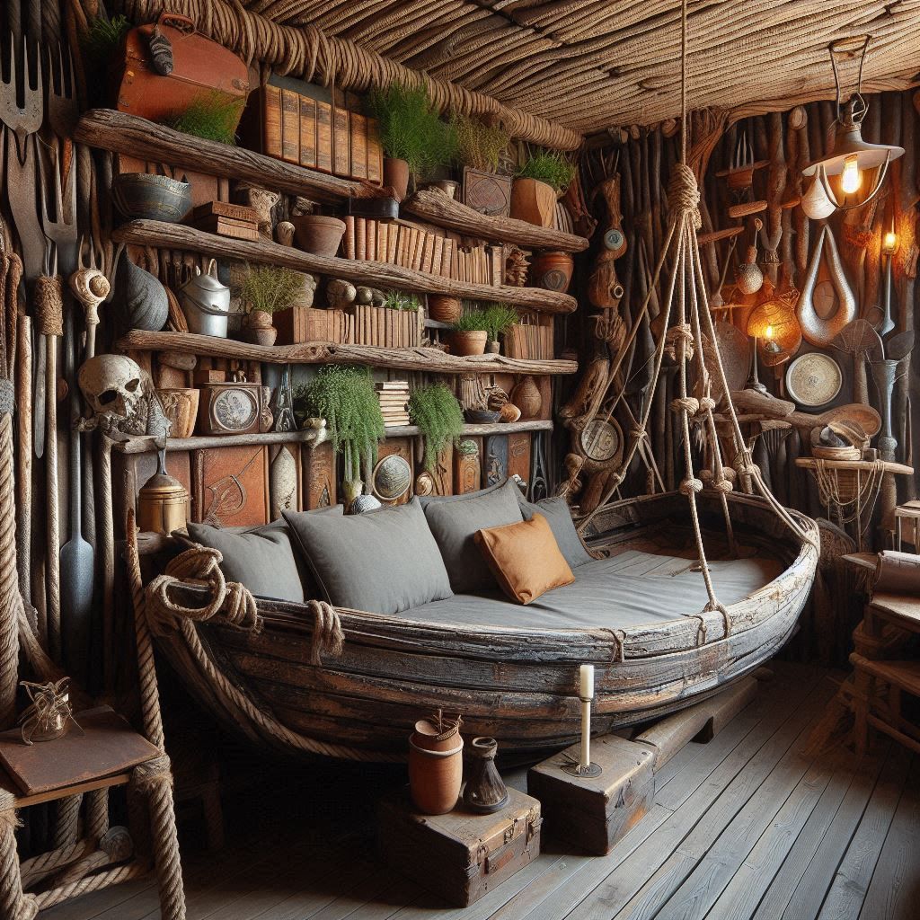 Reuse Repurpose Recycle: Nautical Bedroom