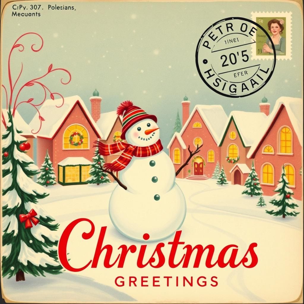 Christmas Postcard  by @DAIV