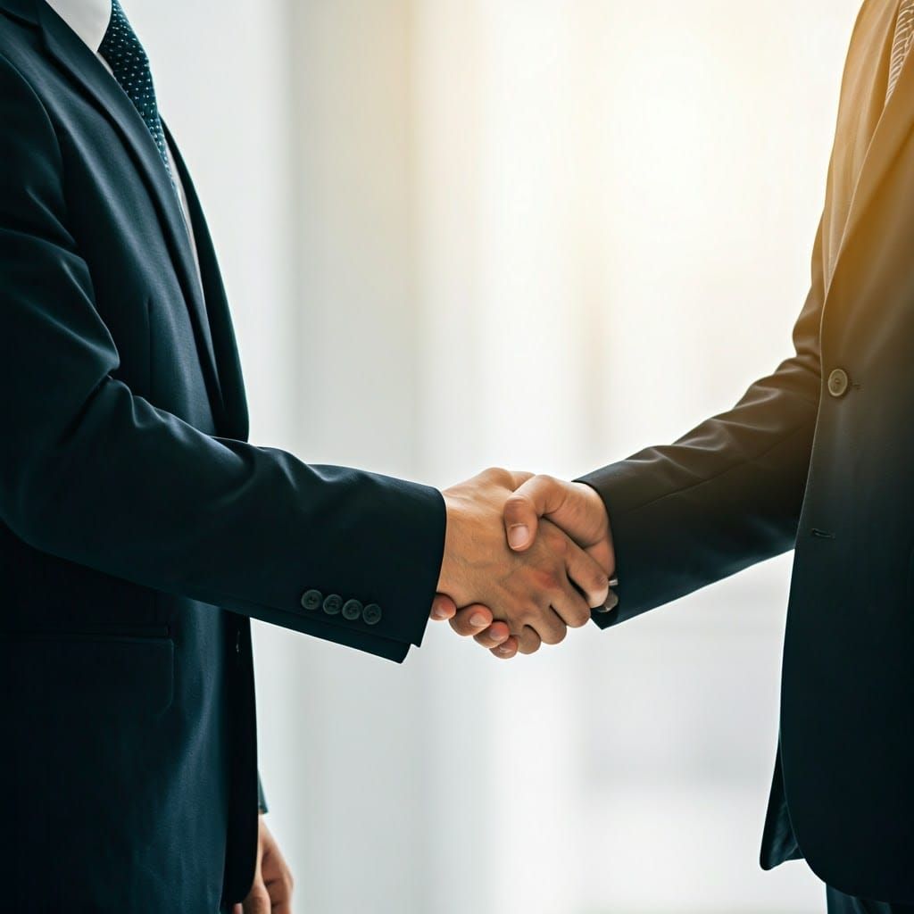 Confident Businessmen in Formal Attire