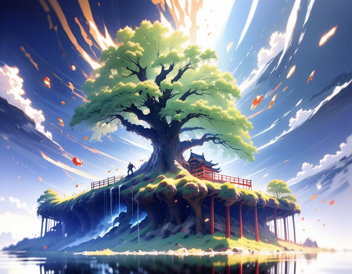 Epic Tree - AI Generated Artwork - NightCafe Creator