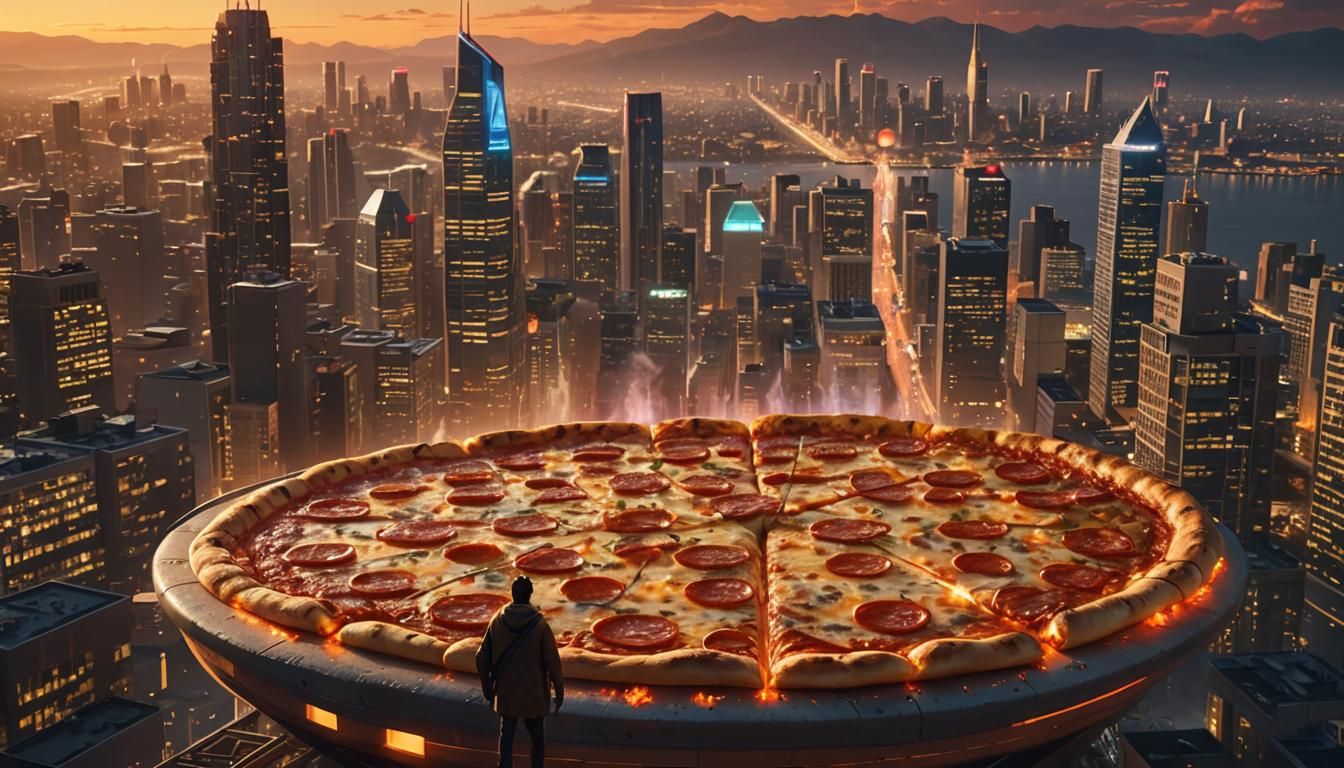 GIANT PIZZA  by @Margherita