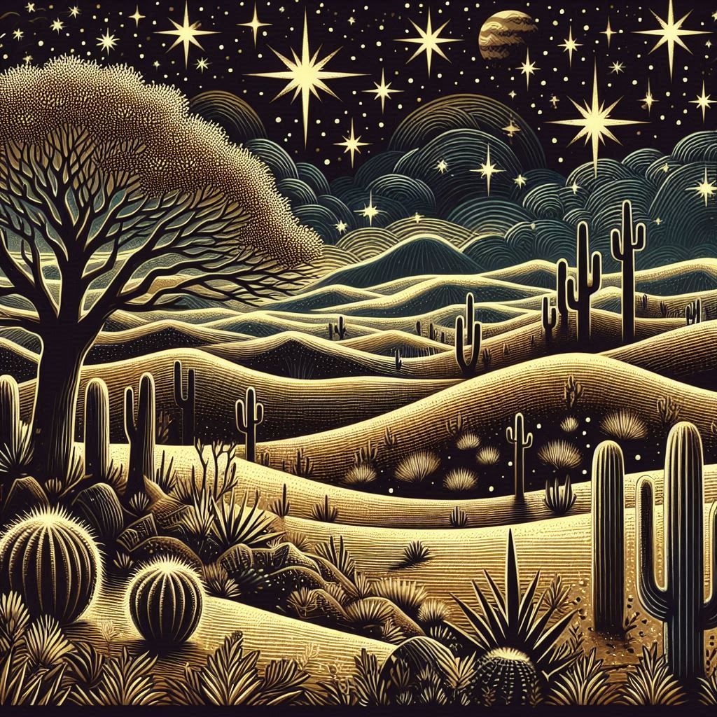 The Desert at Night