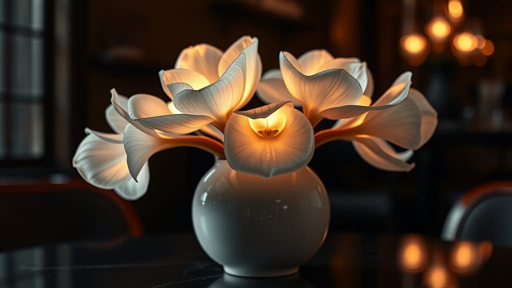 Flower Lamp  by @CassS