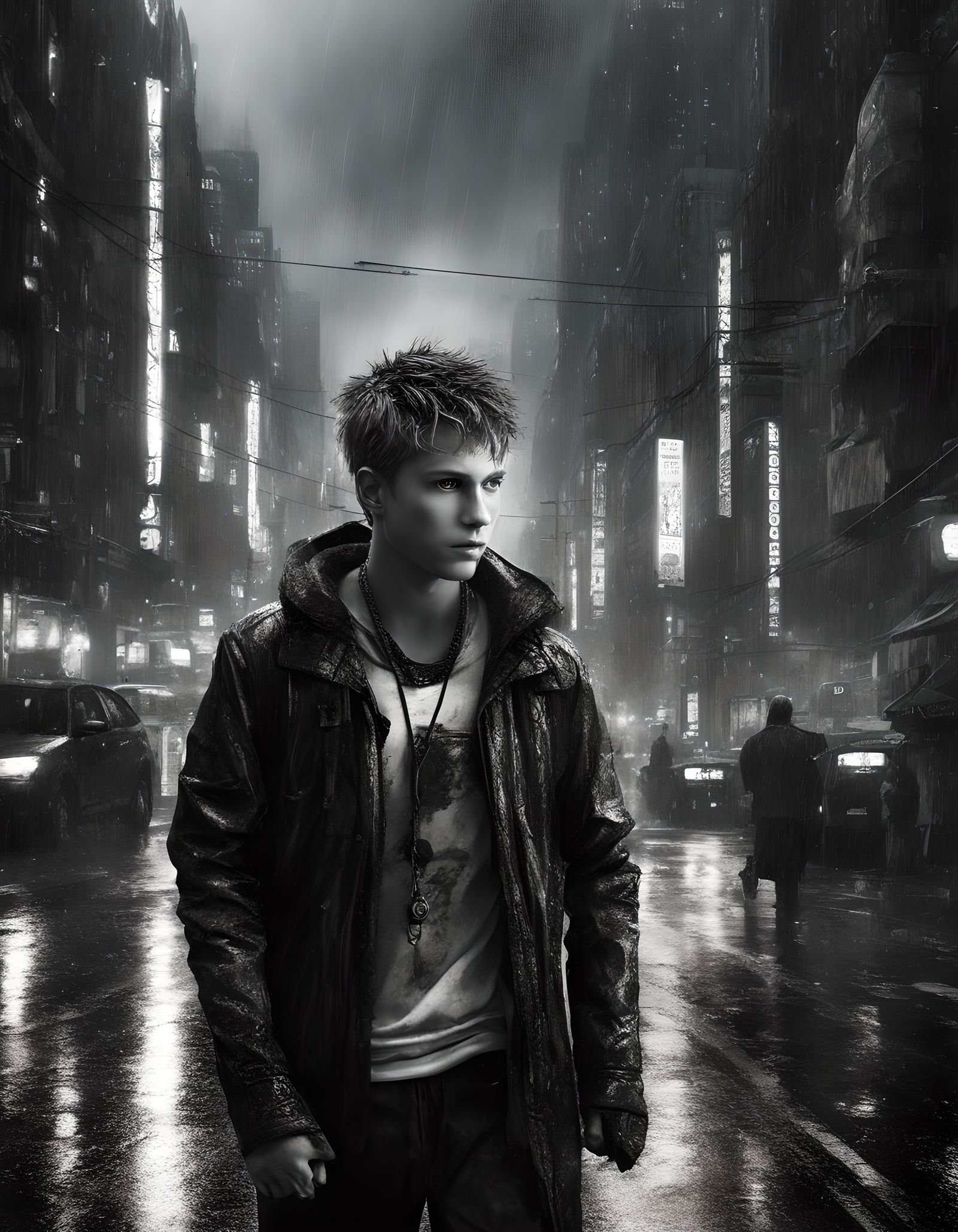 Cyberpunk Street Kid