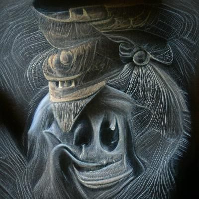 The hat man portrait