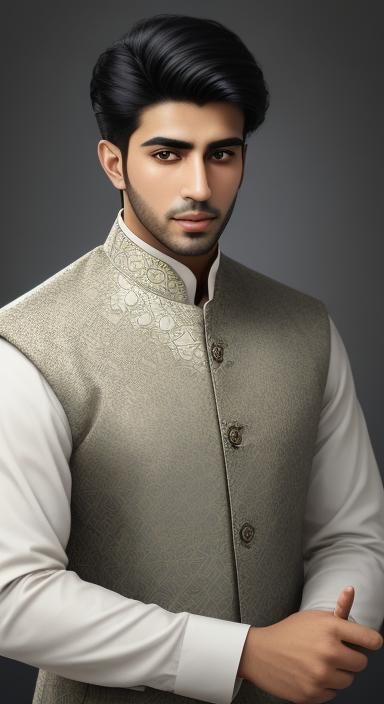 a Pakistani boy holding iPhone in his hand