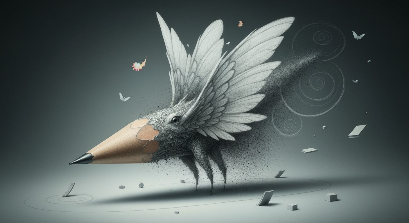 Wings of Graphite  by @Chib