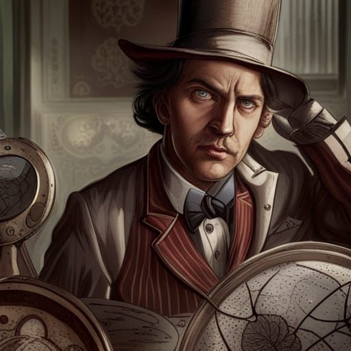 Helltaker in Alice in wonderland