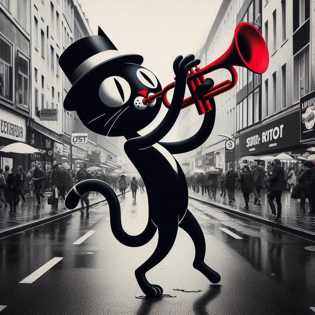 Jazz and black cats