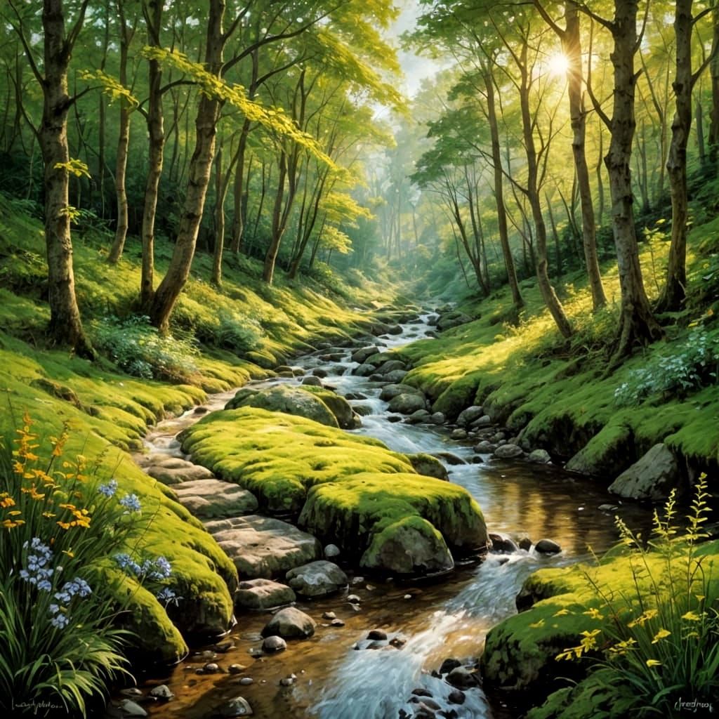 A Path Upstream  by @Vic Williams