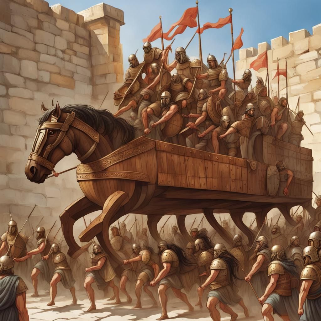 The Trojan Horse  by @Ioana Lidia