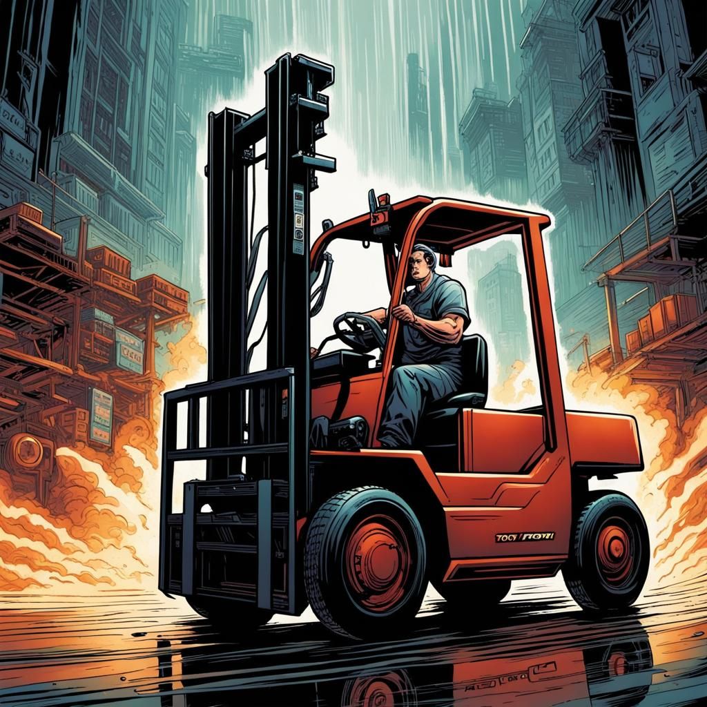 Heroic Toyota Forklift 