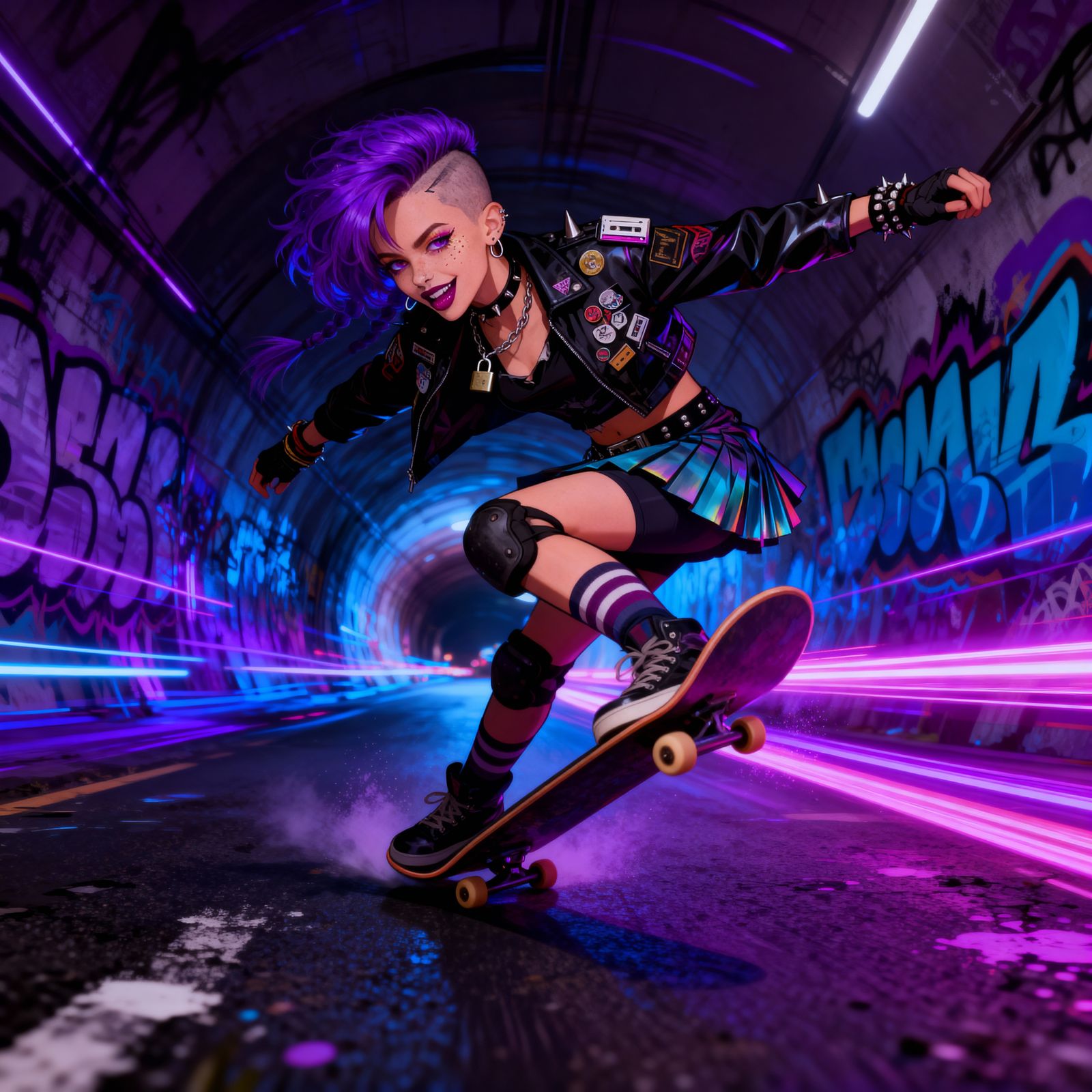 Yuna Park — “Ultraviolet Vex” 💜🛹