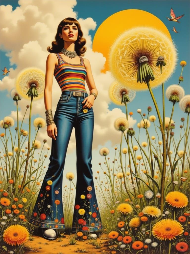 70s Flower Power