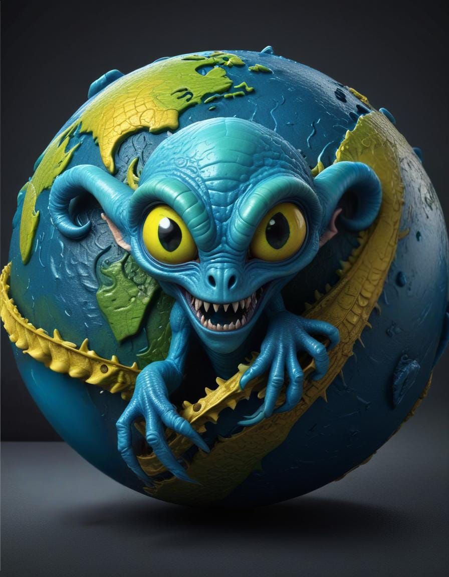 'ALIEN EXTTRUDING...' II.