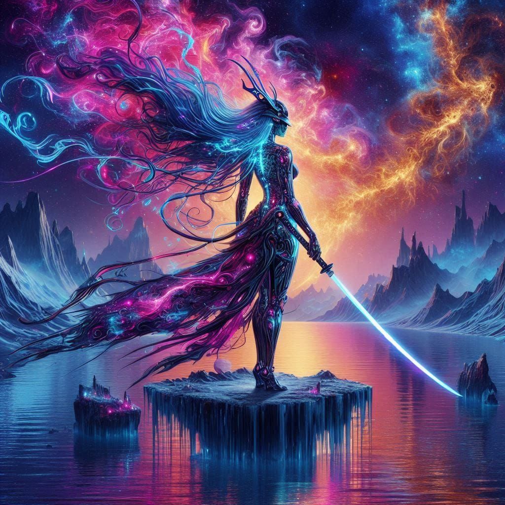 Regal Samurai Priestess