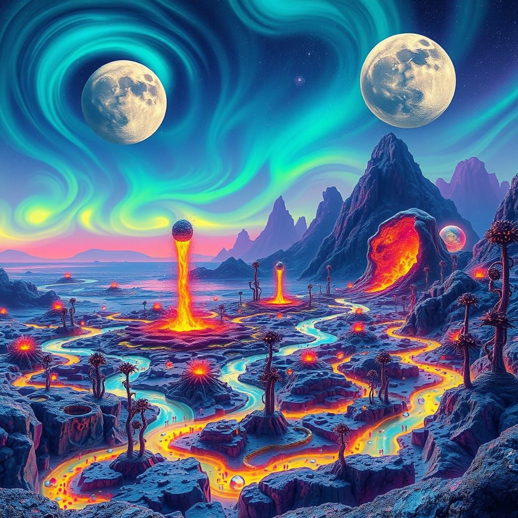 alien landscape  by @Faea Tuulama