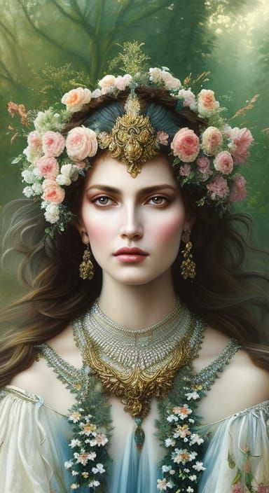 Stonage girl, close up portrait, soft brush strokes, matte, ...