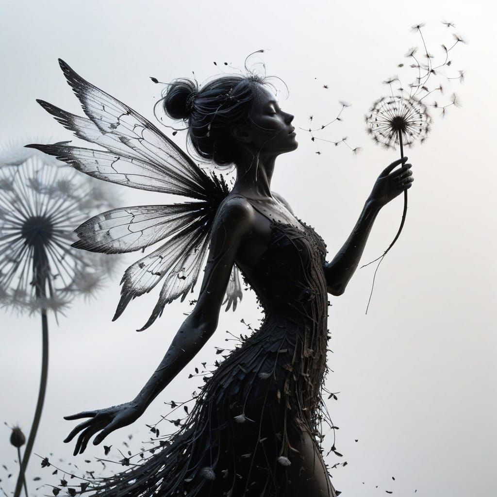 Dandelion fluff   by @AerynSun