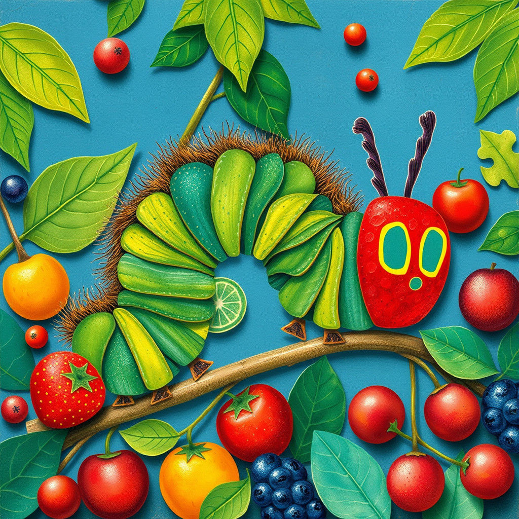 The very hungry caterpillar  by @BlueDragonStarWoman