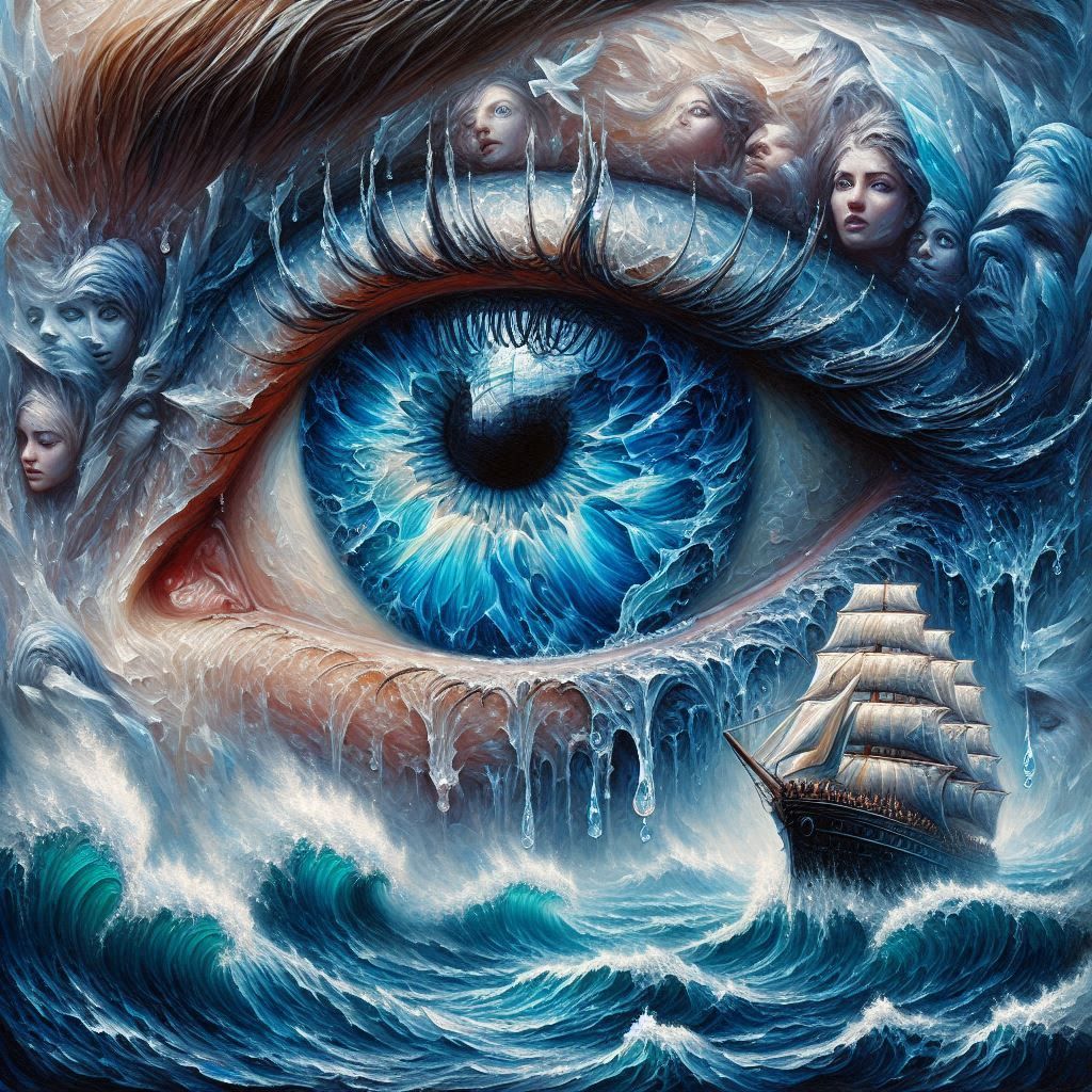 Shedding a tear for those lost at sea