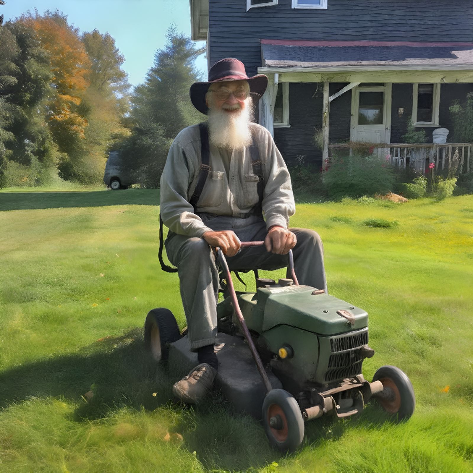 Midjourney: Livin' His Best Life