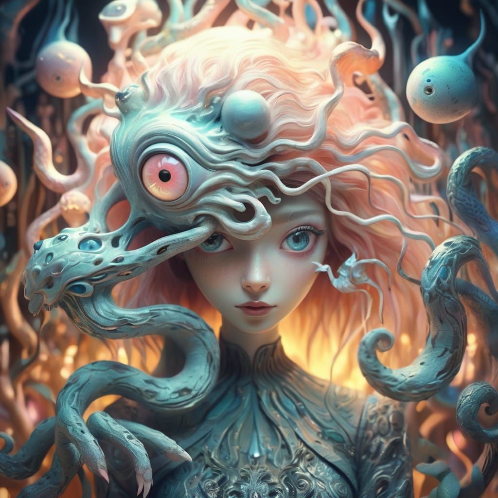 Pop surrealism   by @Katie May