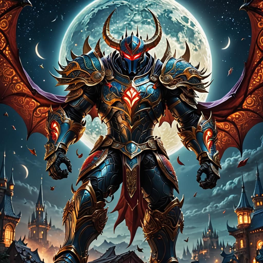 A fearsome and powerful spawn knight - AI Generated Artwork - NightCafe ...