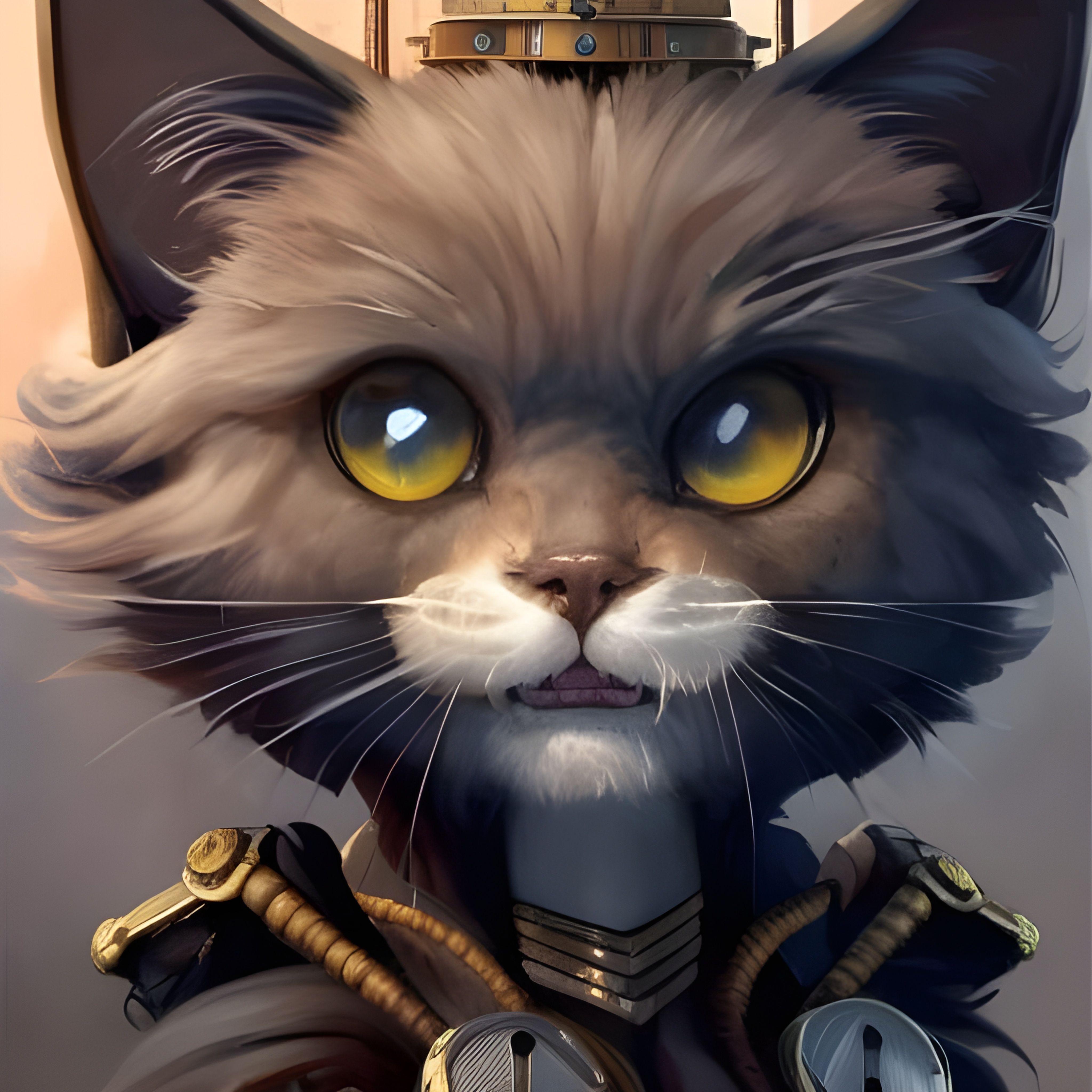 a cat police officer, cute, driving a police car - AI Generated Artwork -  NightCafe Creator