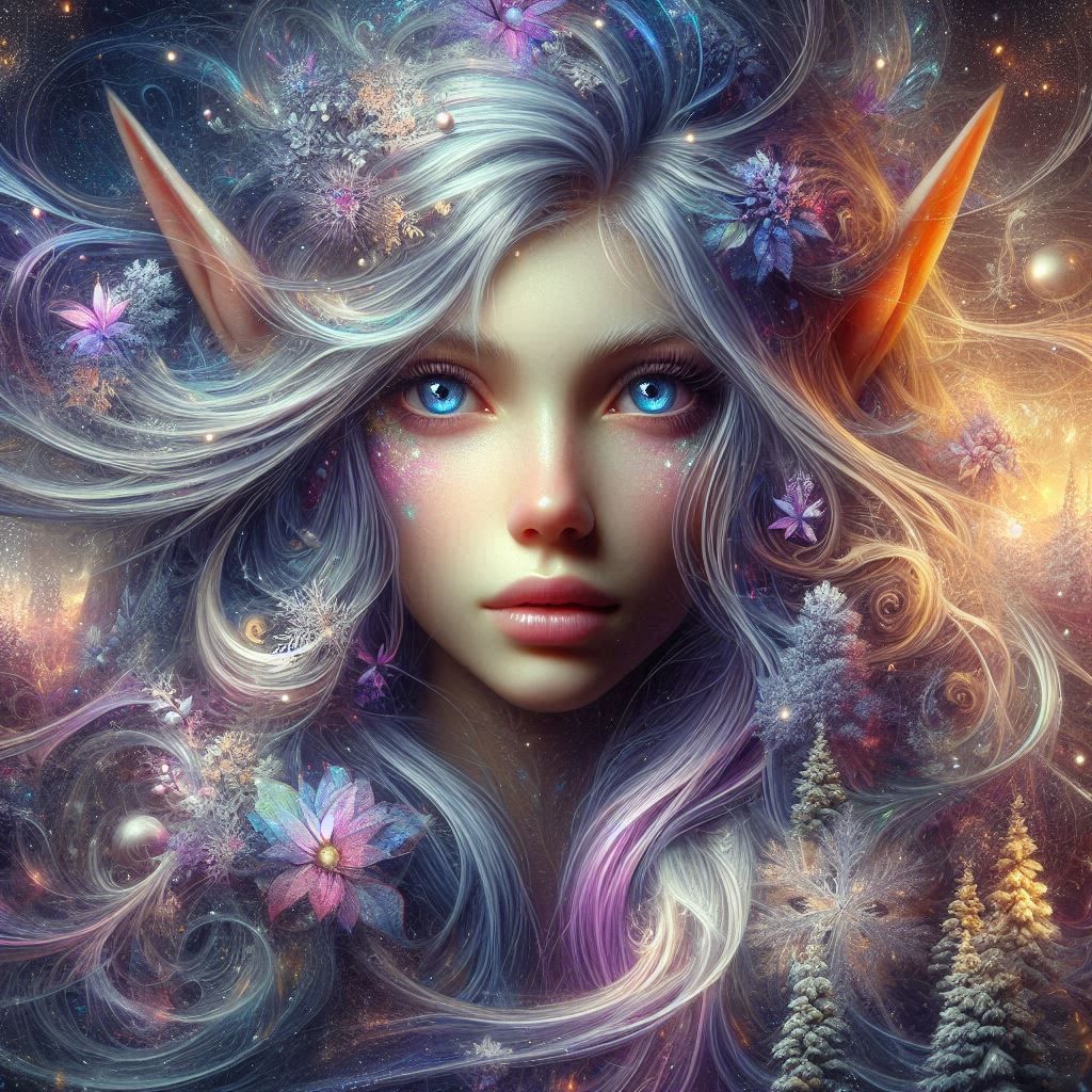 Sylvielle: Elven Princess of the ice lands