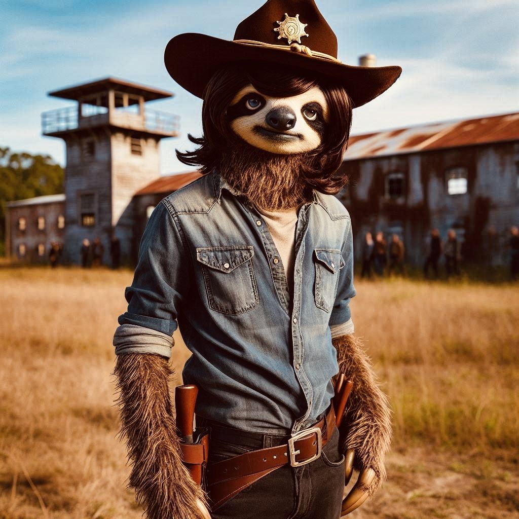 Chandsloth Riggs as Carlsloth Grimes, “The Walking Dead”