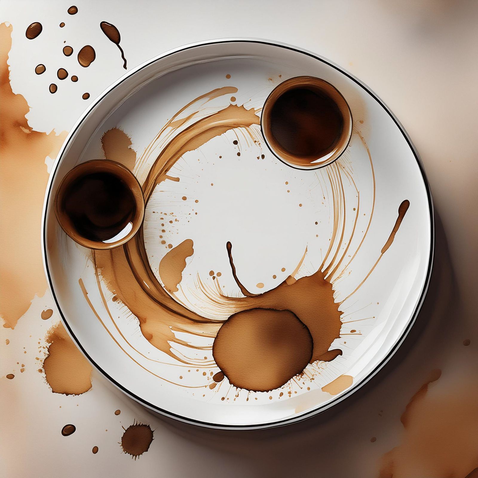 coffee stains