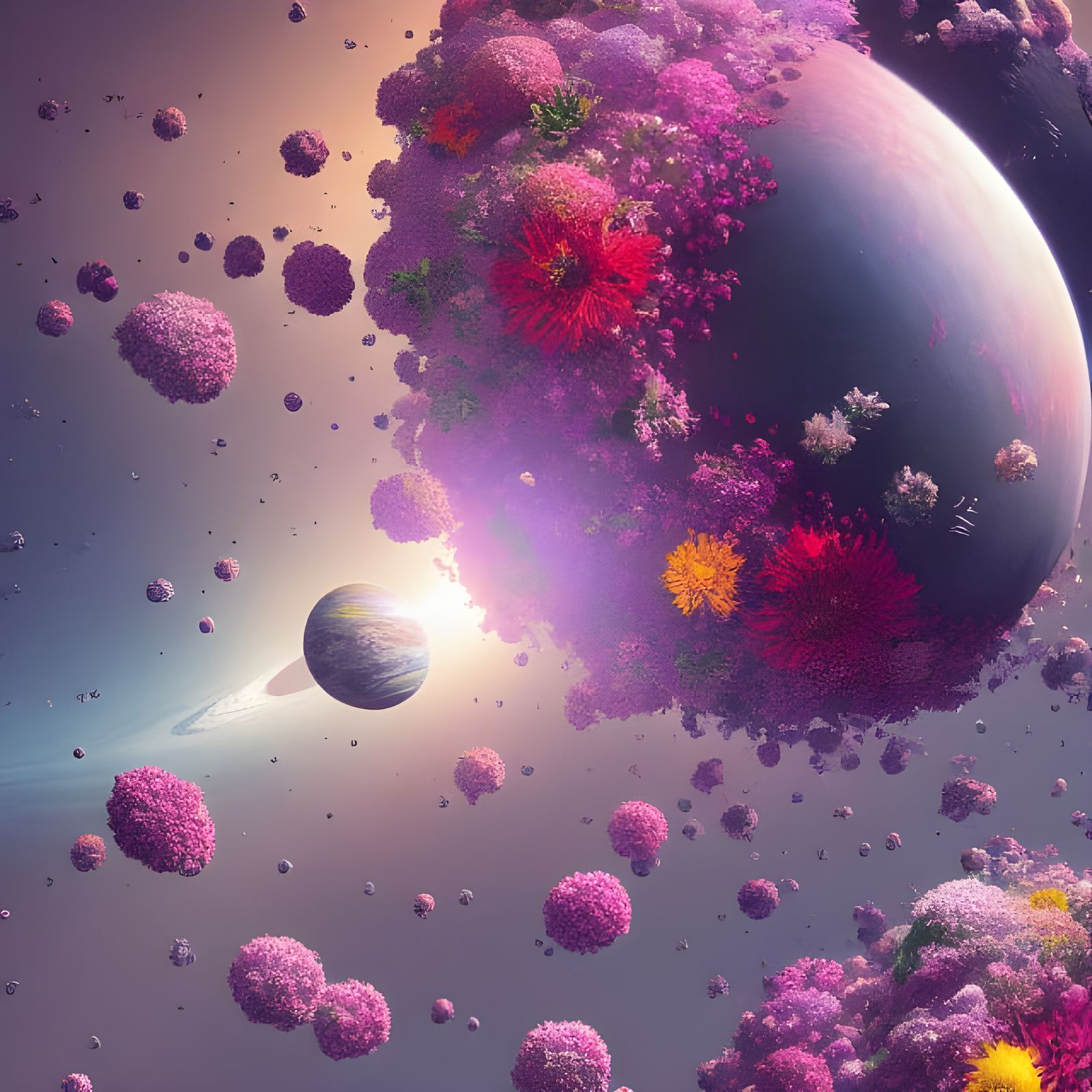 flower planet  by @amandanielle