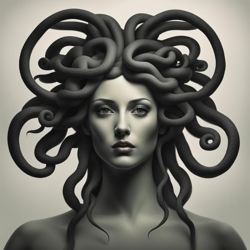 portrait of Medusa - AI Generated Artwork - NightCafe Creator