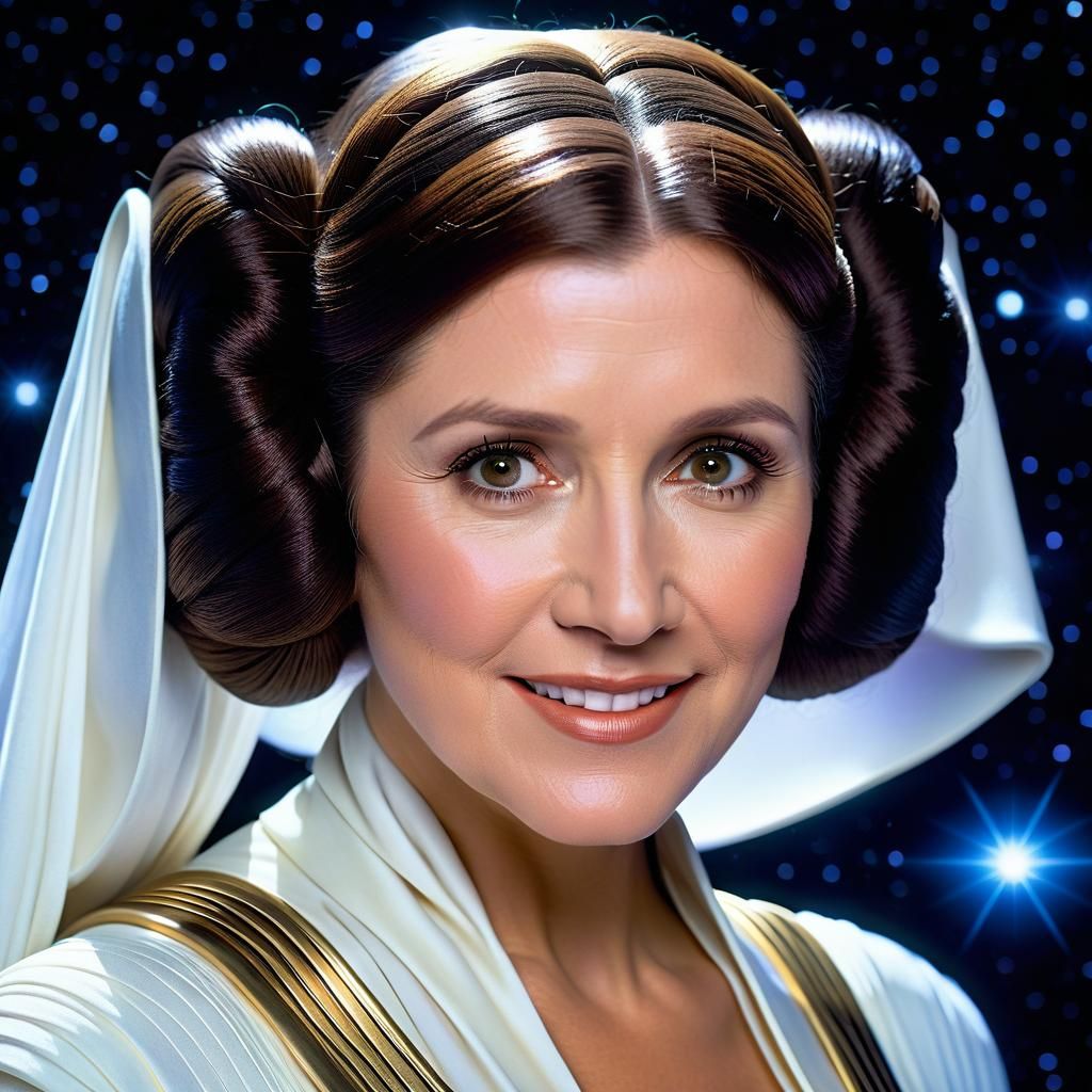 Carrie Fisher as Leia from Star Wars