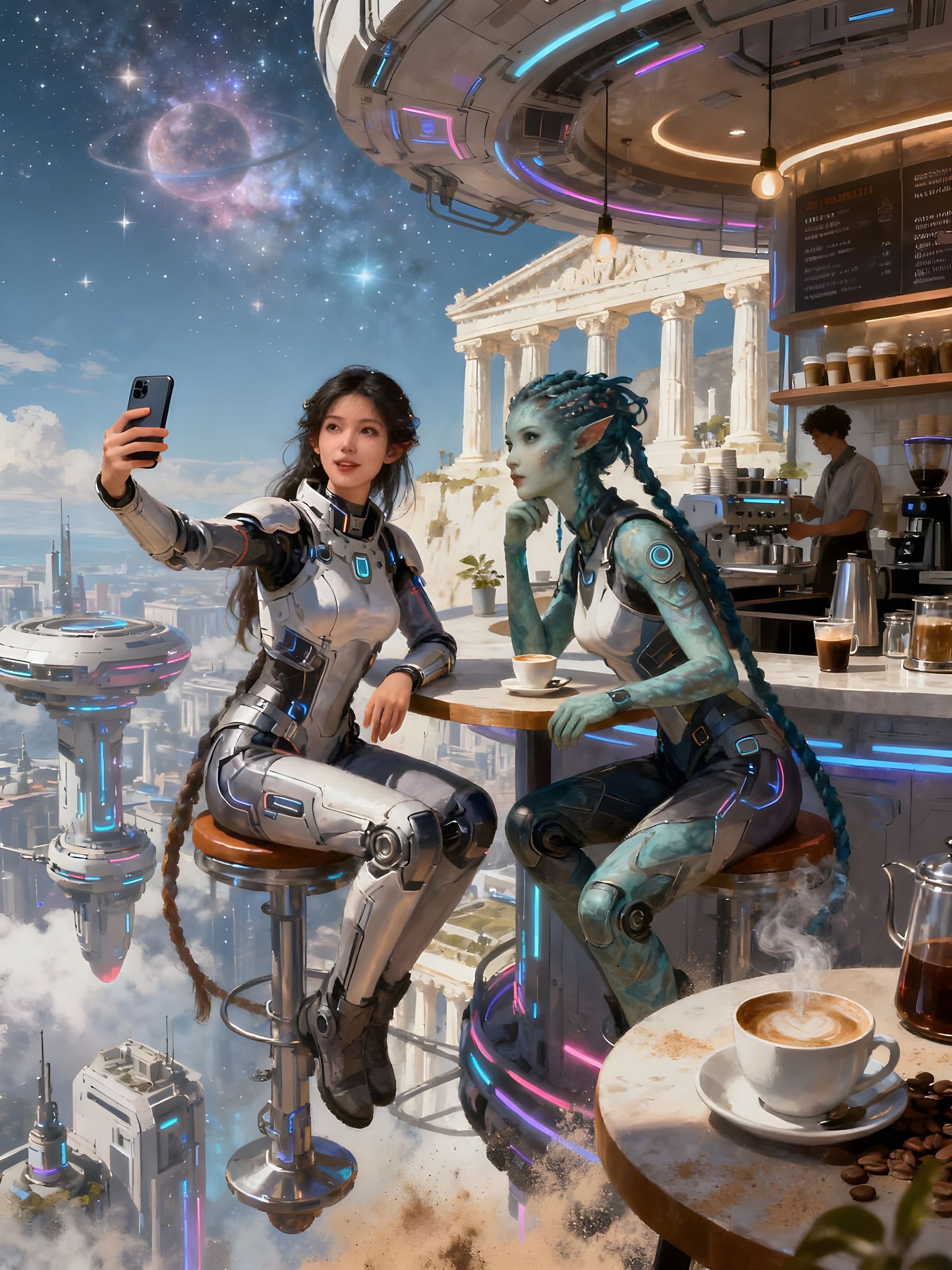 Great afternoon with a friend   by @undefined