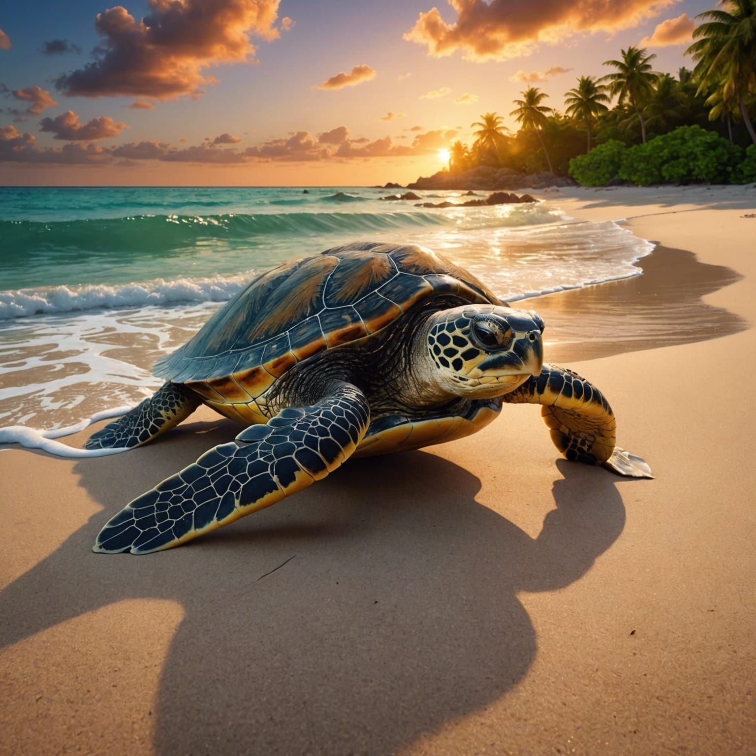 Seychelles Sunset  by @mathy_art_girl_305