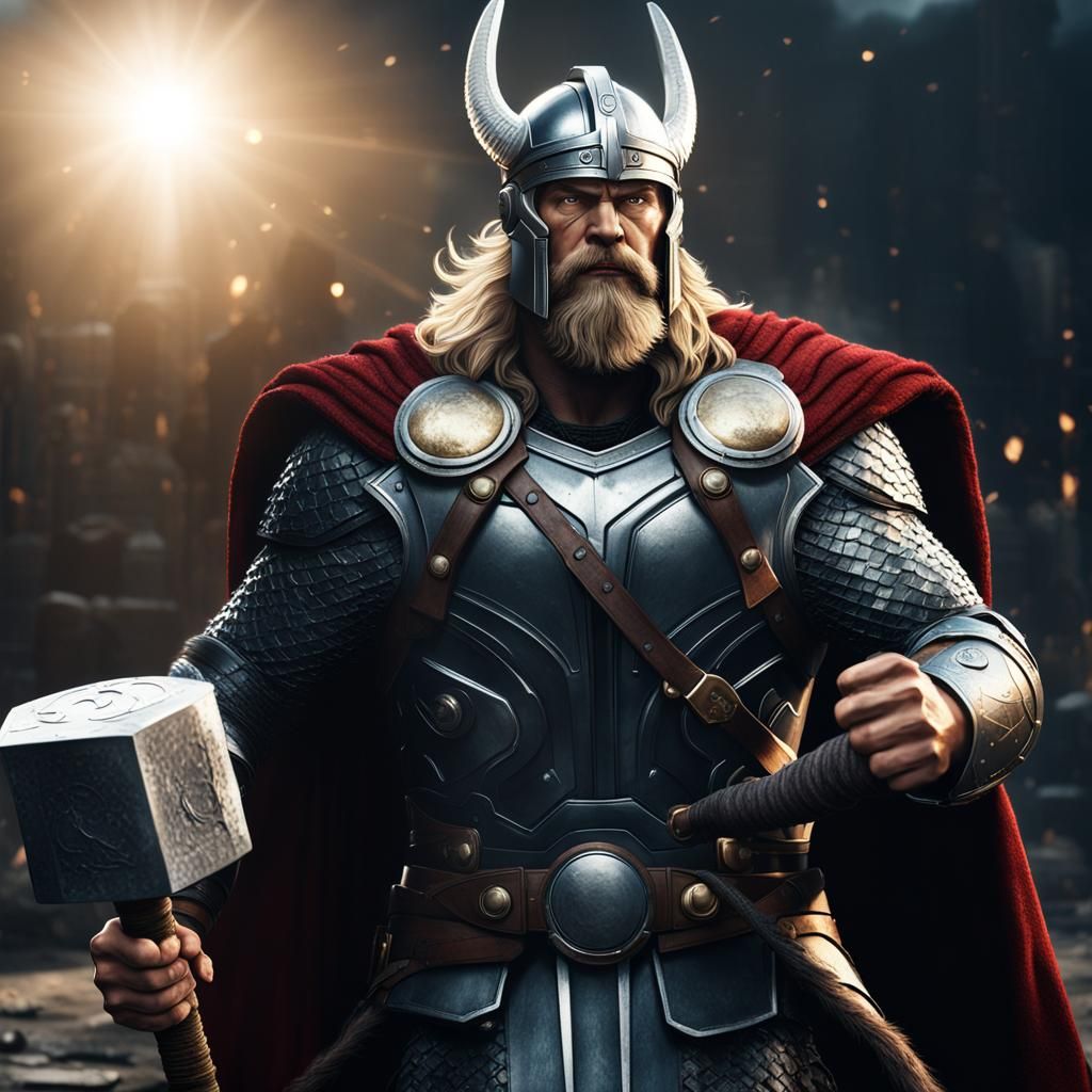 Thor with Mjölnir