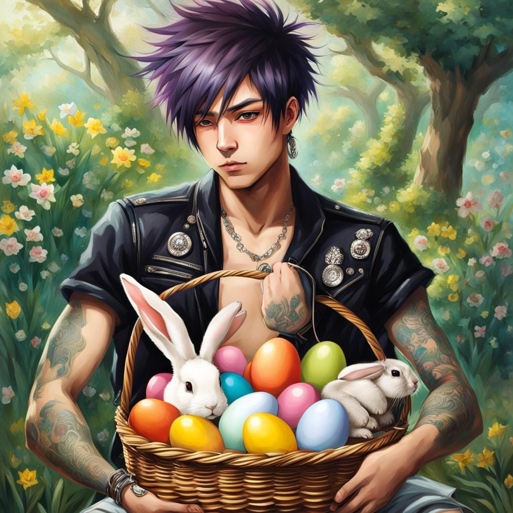 Easter Punk 240601A - AI Generated Artwork - NightCafe Creator