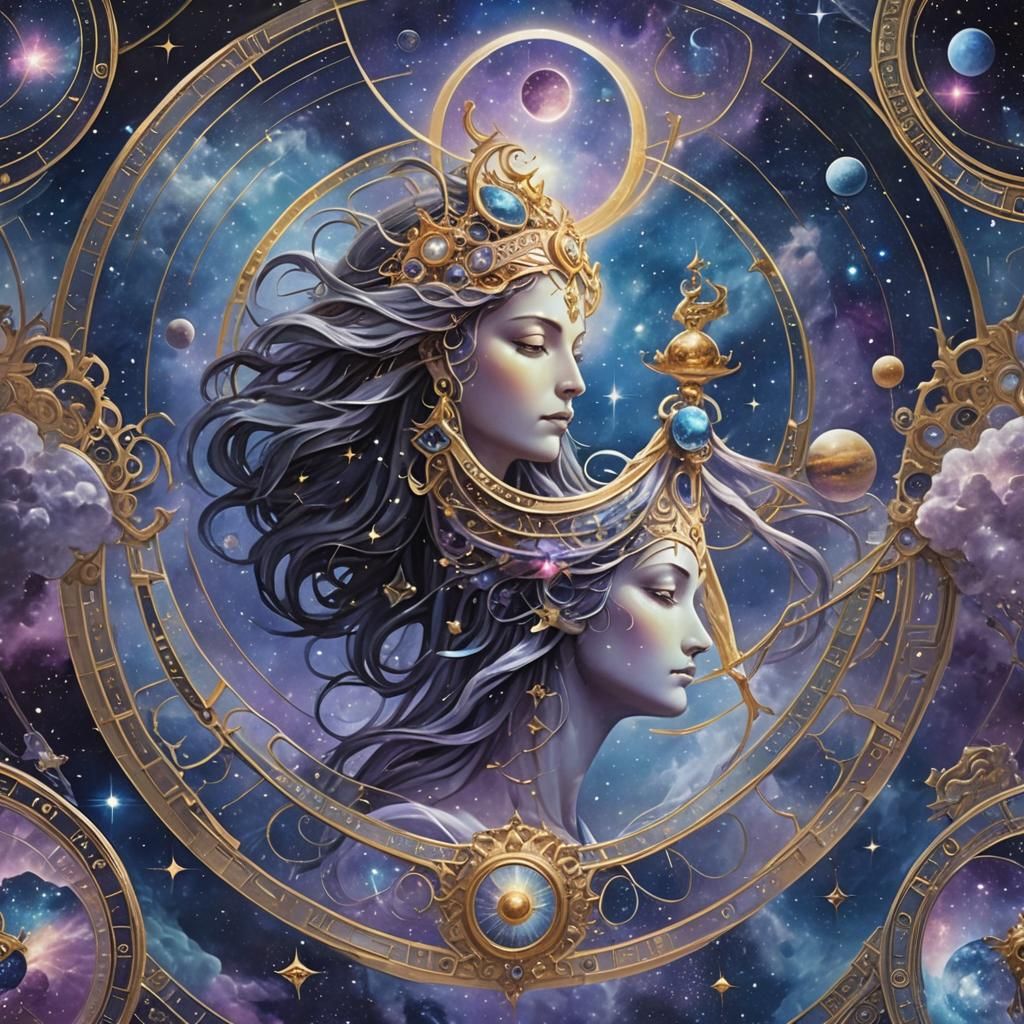 vast spaces of time and space with a touch of the cosmos and...