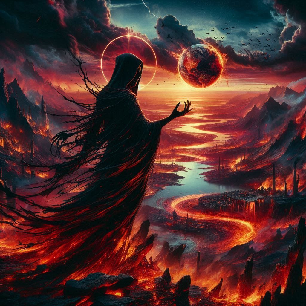 The world will burn in my fall from grace